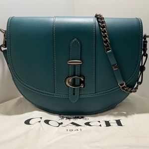 COACH Saddle w/chain strap (style 47846)